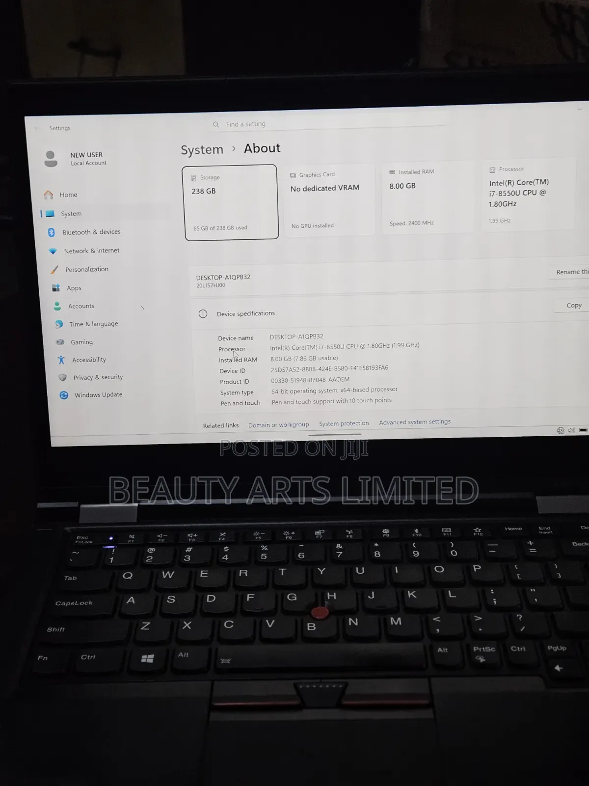 Laptop Lenovo ThinkPad X380 Yoga 8GB Intel Core i7 SSD 256GB