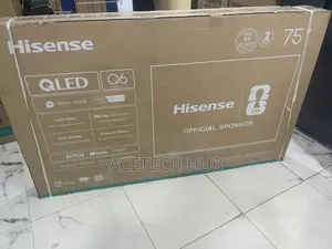 Hisense 75" QLED TV – Entertainment in Full View