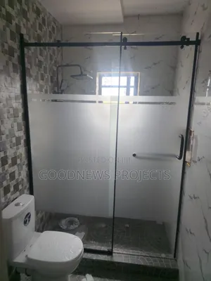 Frosted Sliding Shower