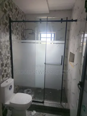 Frosted Sliding Shower