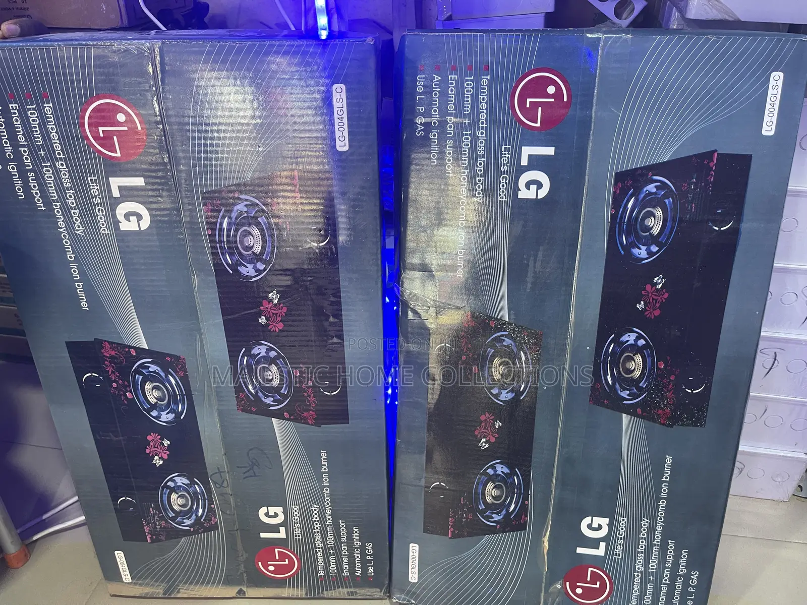 LG Glass Gas Burner