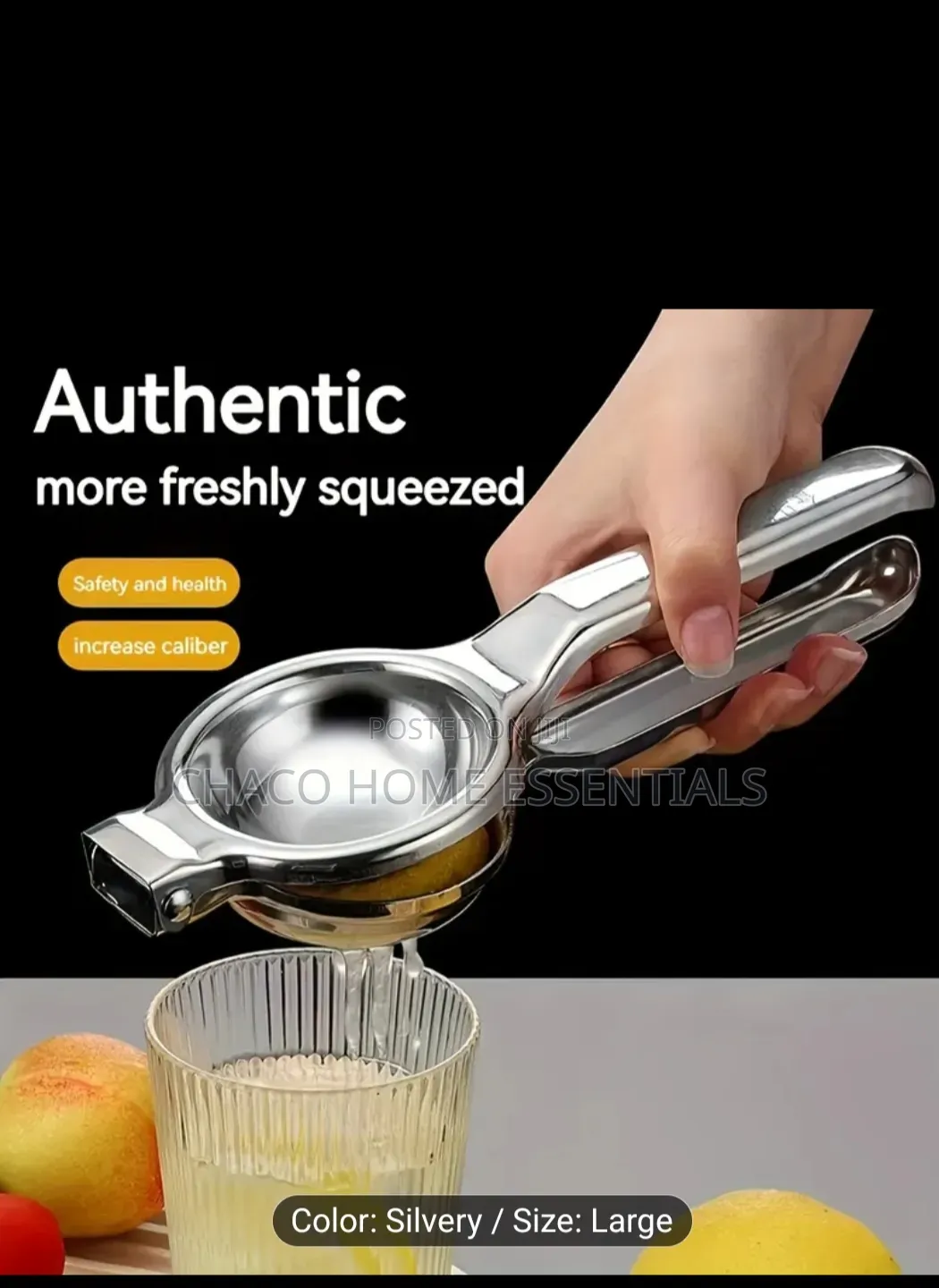 Stainless Steel Lemon Squeezer Manual Citrus Juicer