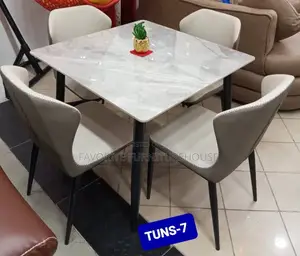 Marble Dining Table Set