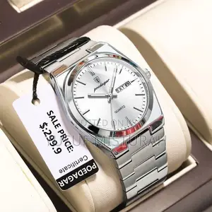 POEDAGAR Men’s Chain Wristwatch – Quality Stylish