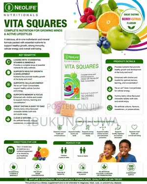 Vita Squares - 180 Chewable Tablets