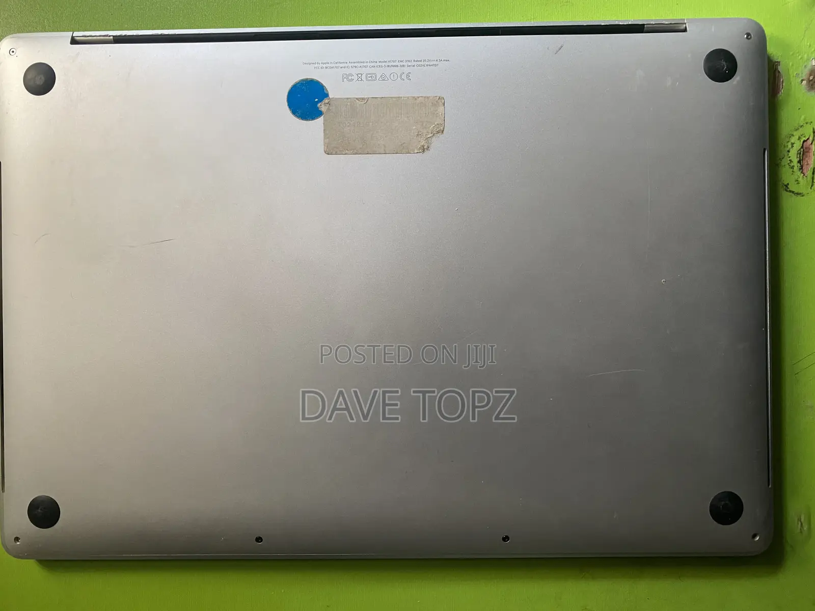 Laptop Apple MacBook Pro 2017 16GB Intel Core i7 SSD 512GB