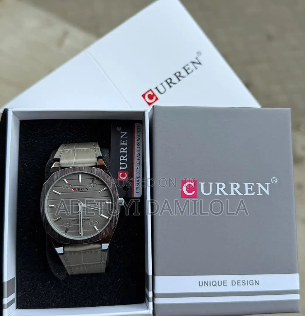 Current Leather Wrist Watch