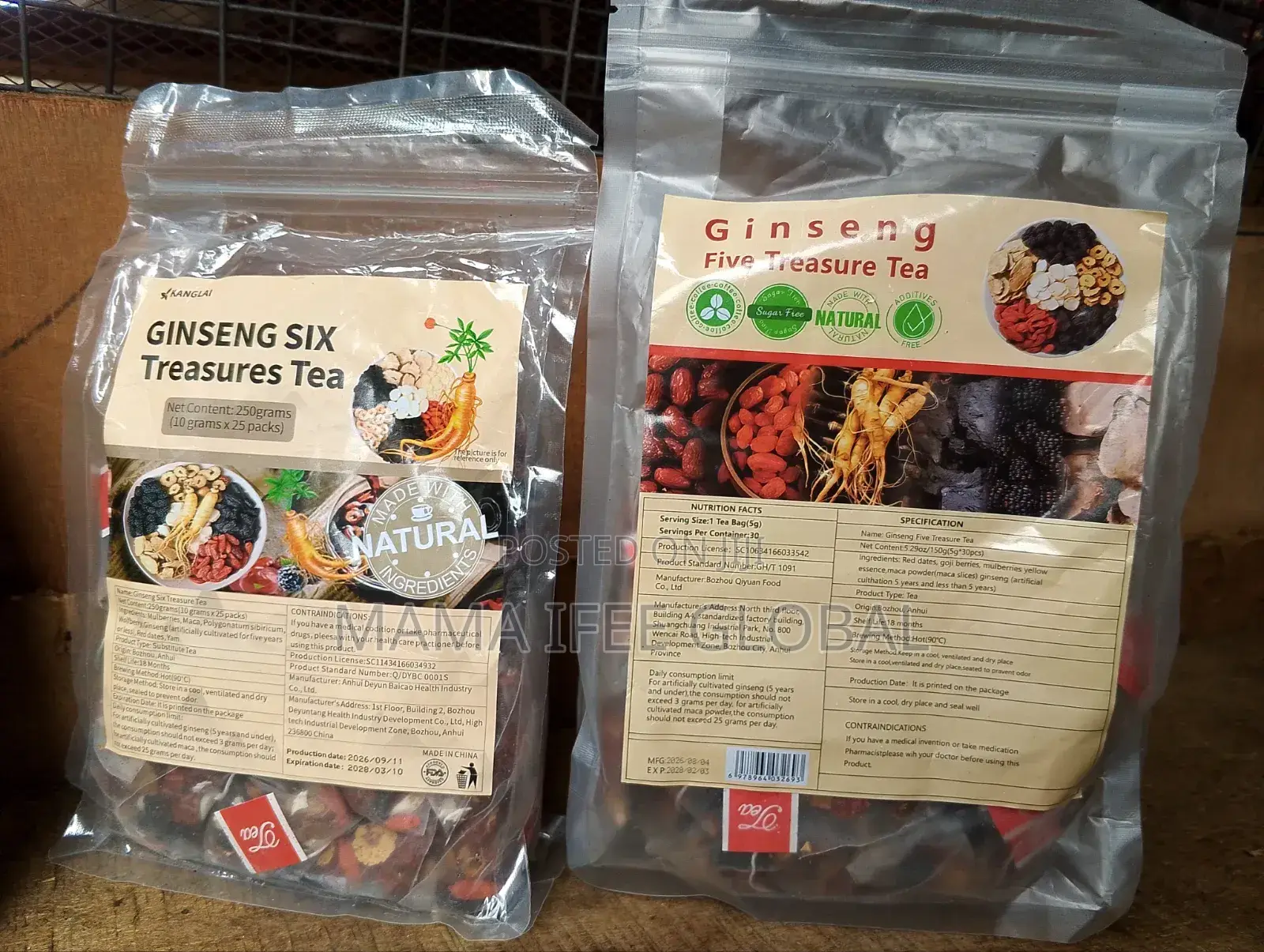 Ginseng Six Treasures Tea