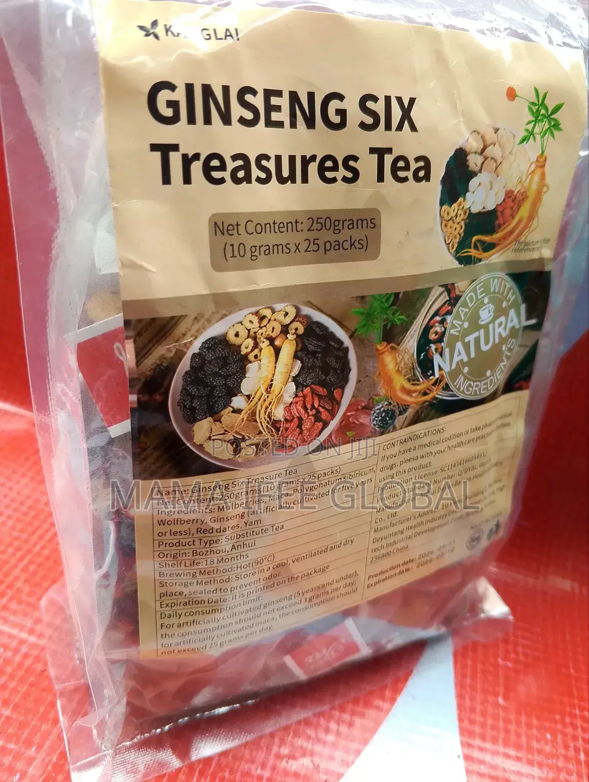 Ginseng Six Treasures Tea