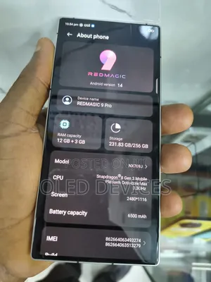 ZTE nubia RedMagic 9 Pro 256 GB Gold