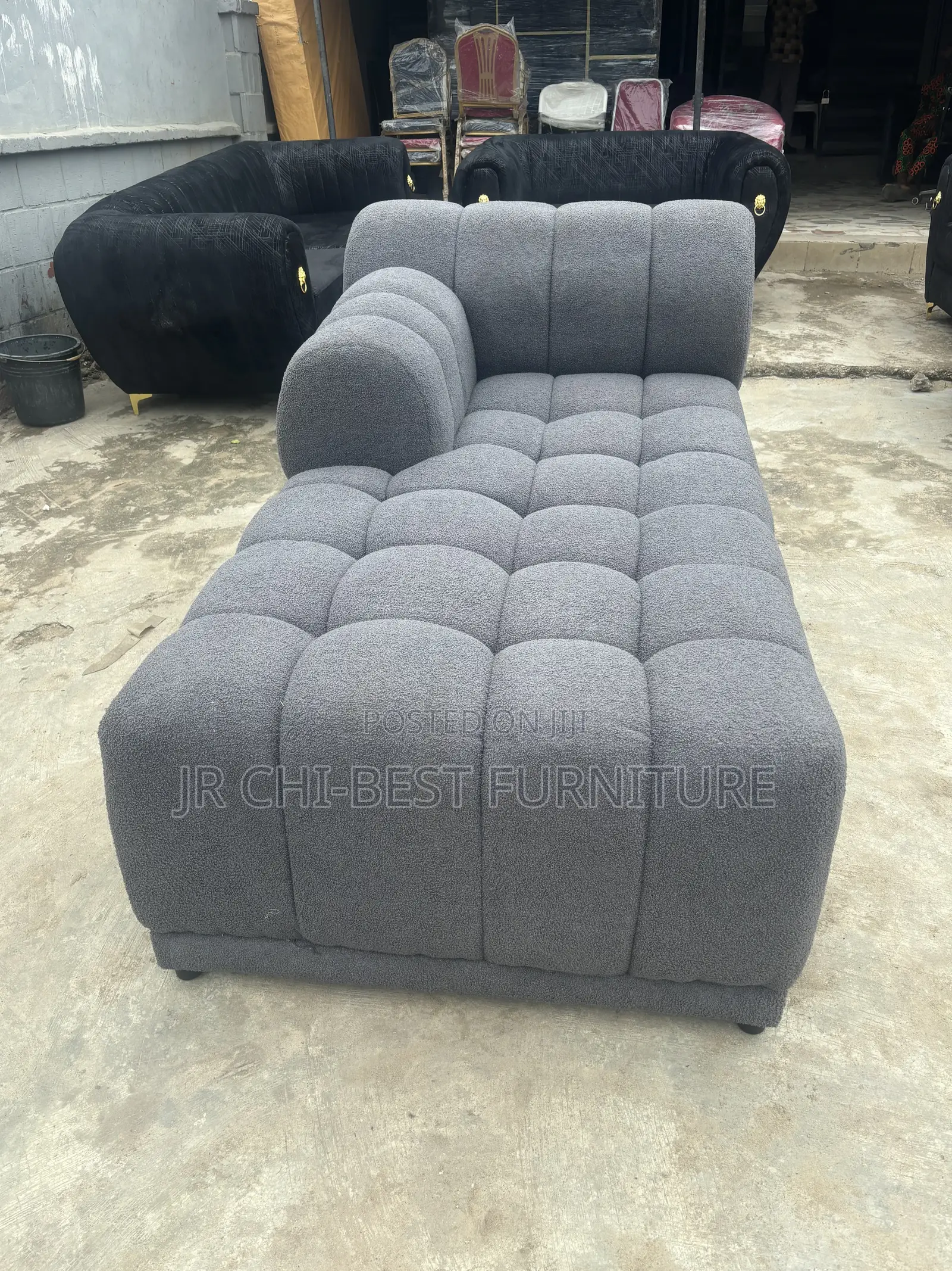 Quality Upholstery Fabric L-Shaped Sofa