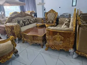 Luxuriously Crafted Egyptian 8-Seater Royal Sofa.