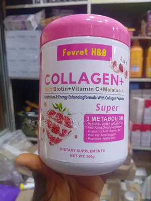 Fevert HB Collagen With Biotin+Vitamin C+Melatonin Powder