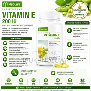 Vitamin E 200 Iu - 60 Capsules