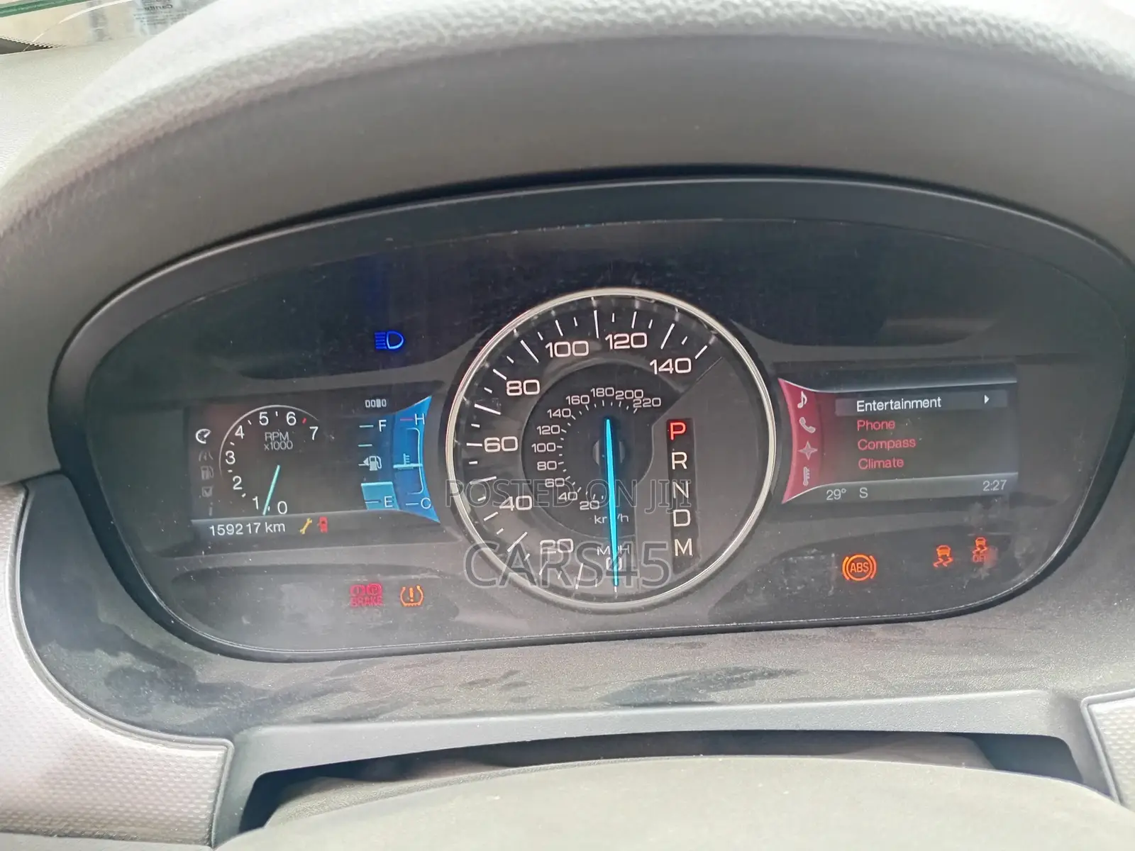Ford Edge 2012 Silver