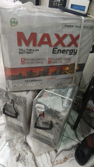 12v 255ah Maxx Energy Tubular Battery