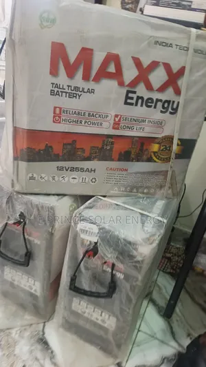 12v 255ah Maxx Energy Tubular Battery