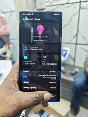 ZTE nubia RedMagic 9 Pro 256 GB Silver