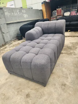 Brand New L-Shaped Fabric Couch.