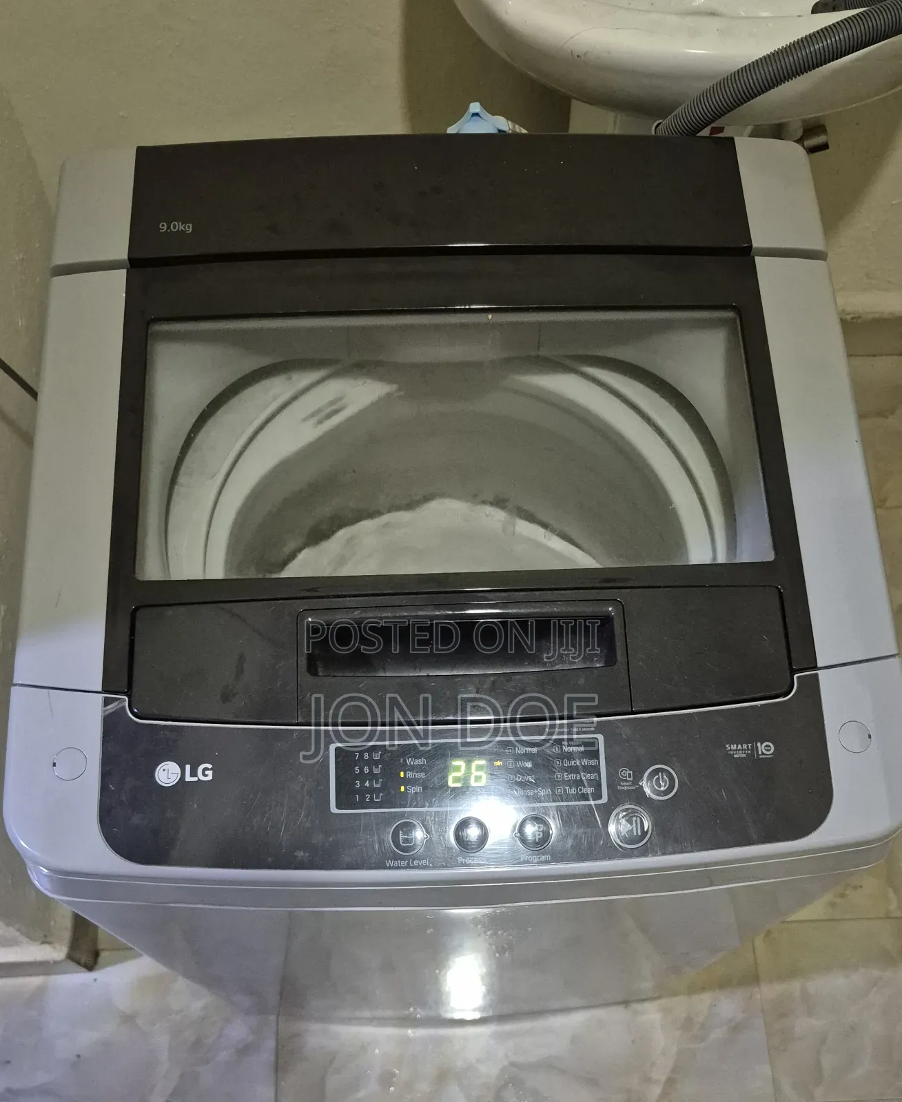LG 9kg Top Loader Automatic Washing Machine