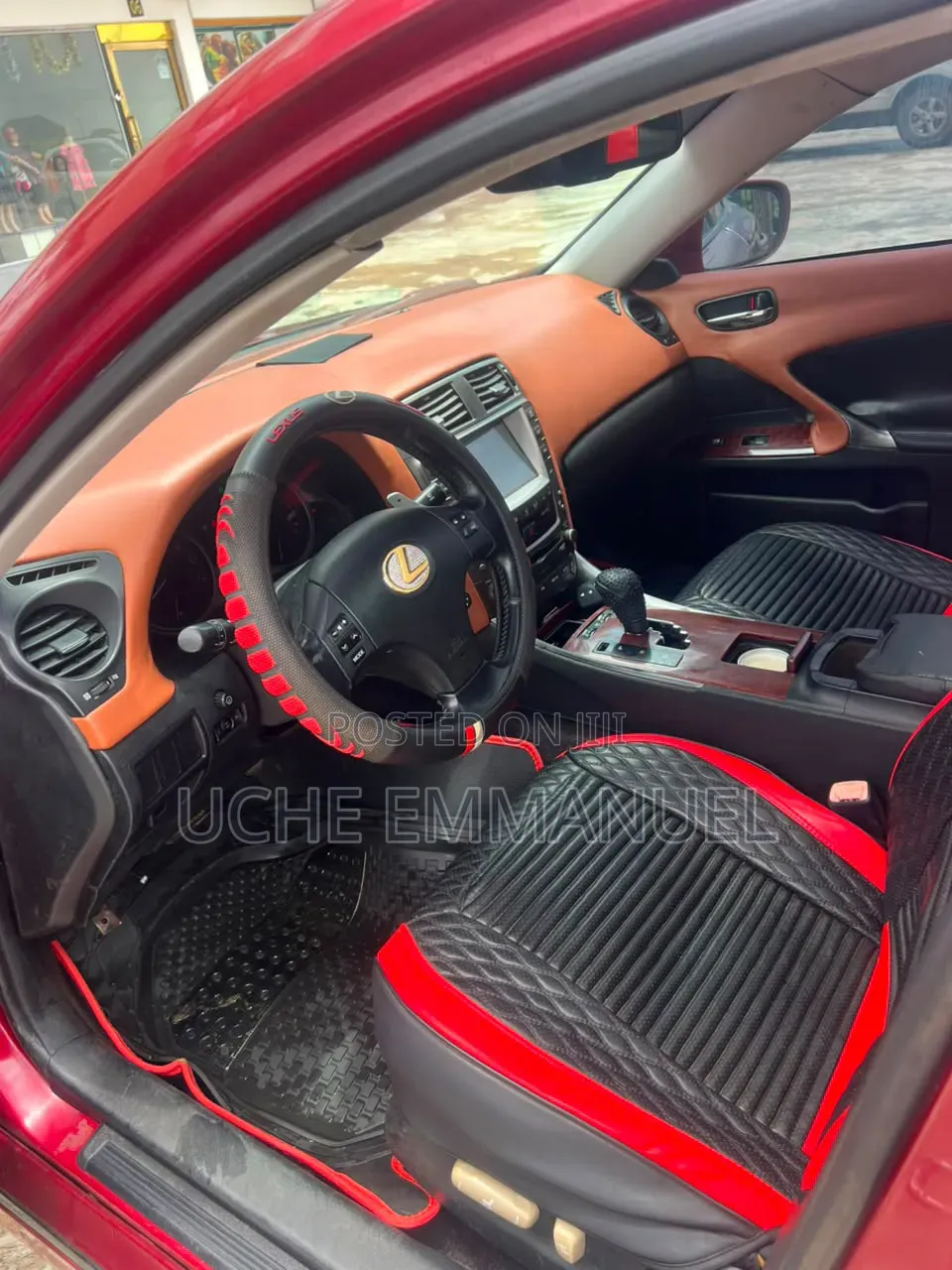 Lexus IS 2008 Red