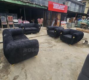 Set of Exquisite Upholstery Fabric Sofa | Chairs