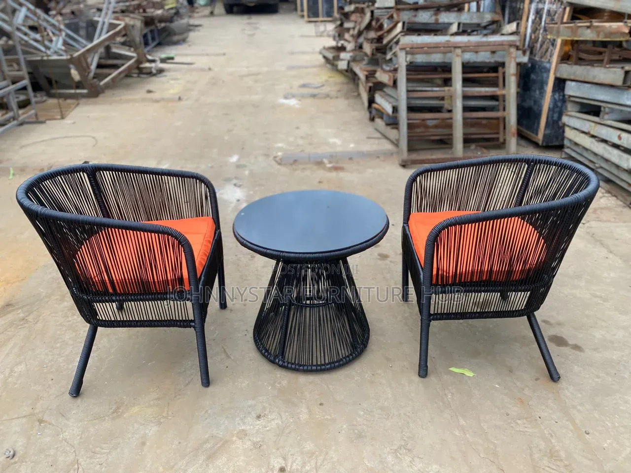 Morden Outdoor Me and You Bar Chairs With Small Stool