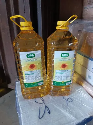 A Carton of 5Litre GBA Sunflower Oil by 4