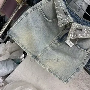 Denim Short Skirt