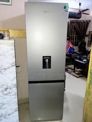 Hisense 262L Double Door Refrigerator With Dispenser Bottom Freezer