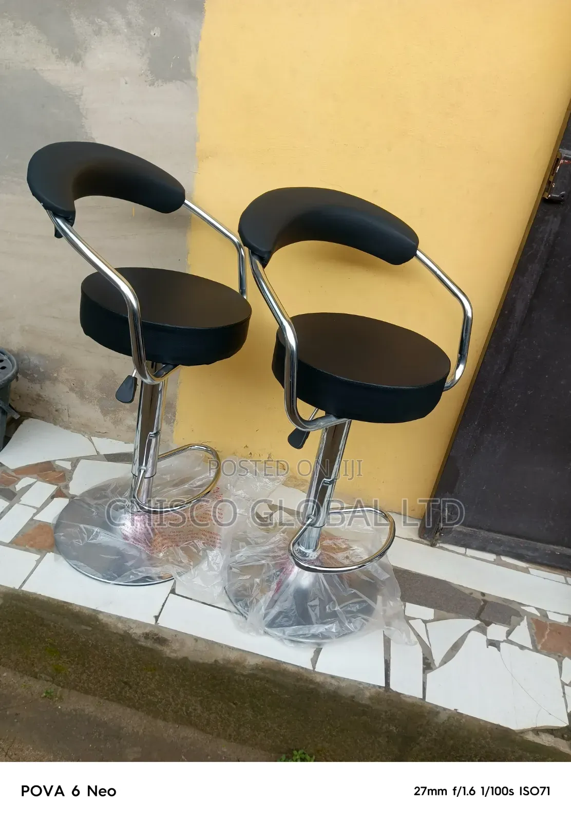 Leather Bar Stool