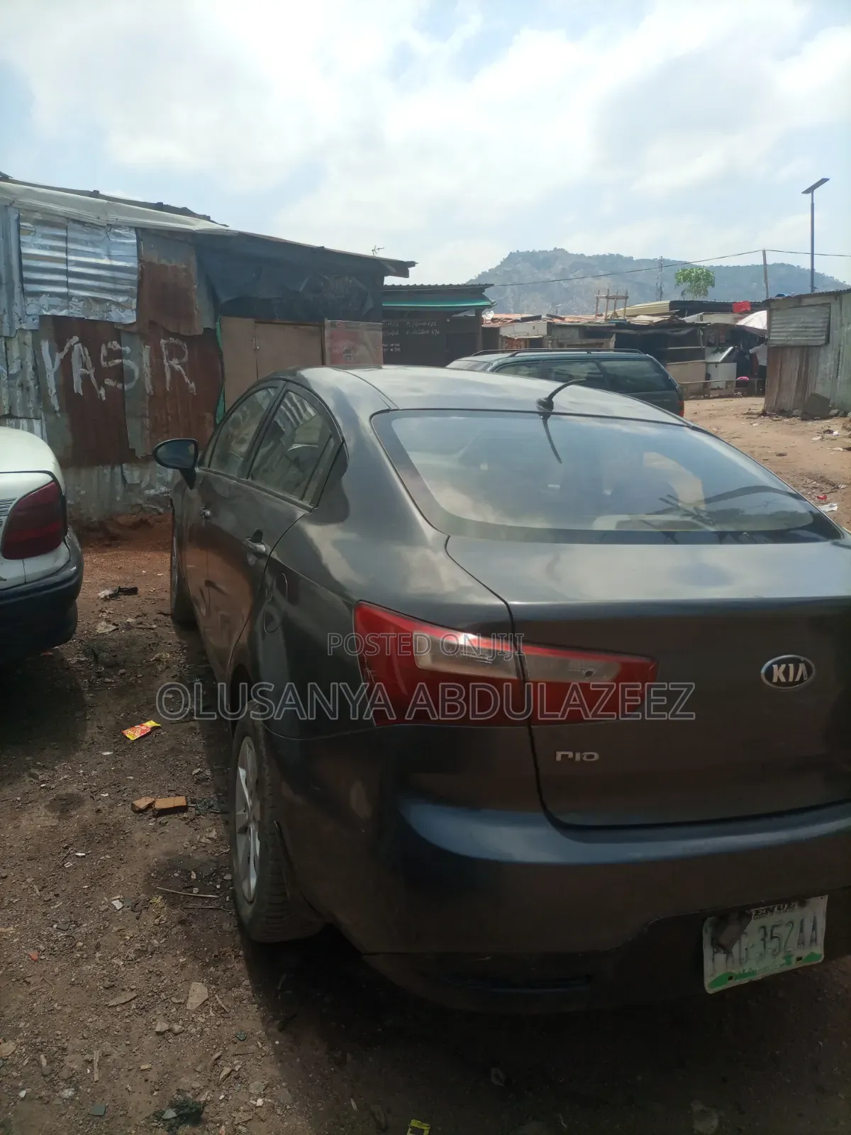 Kia Rio 2012 Gray