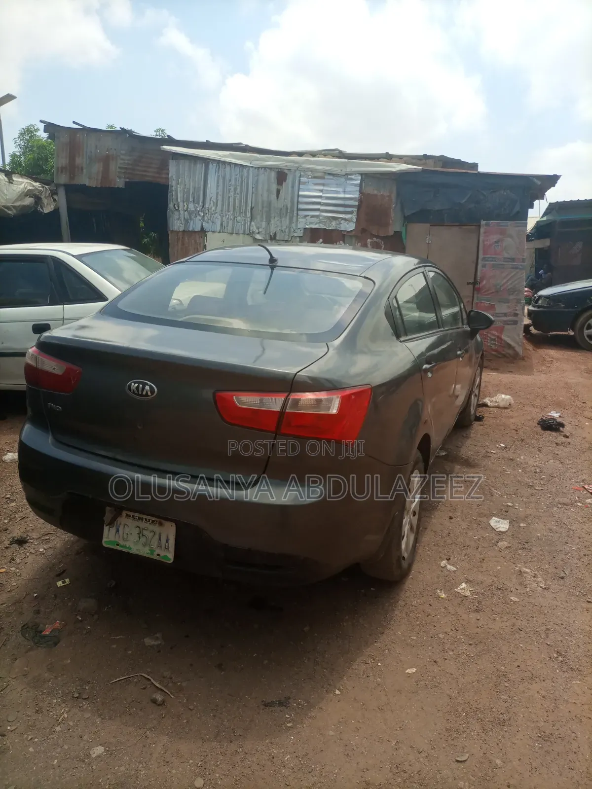 Kia Rio 2012 Gray