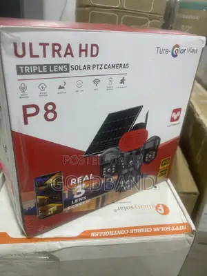 Triple Lens Solar Powered PTZ Camera