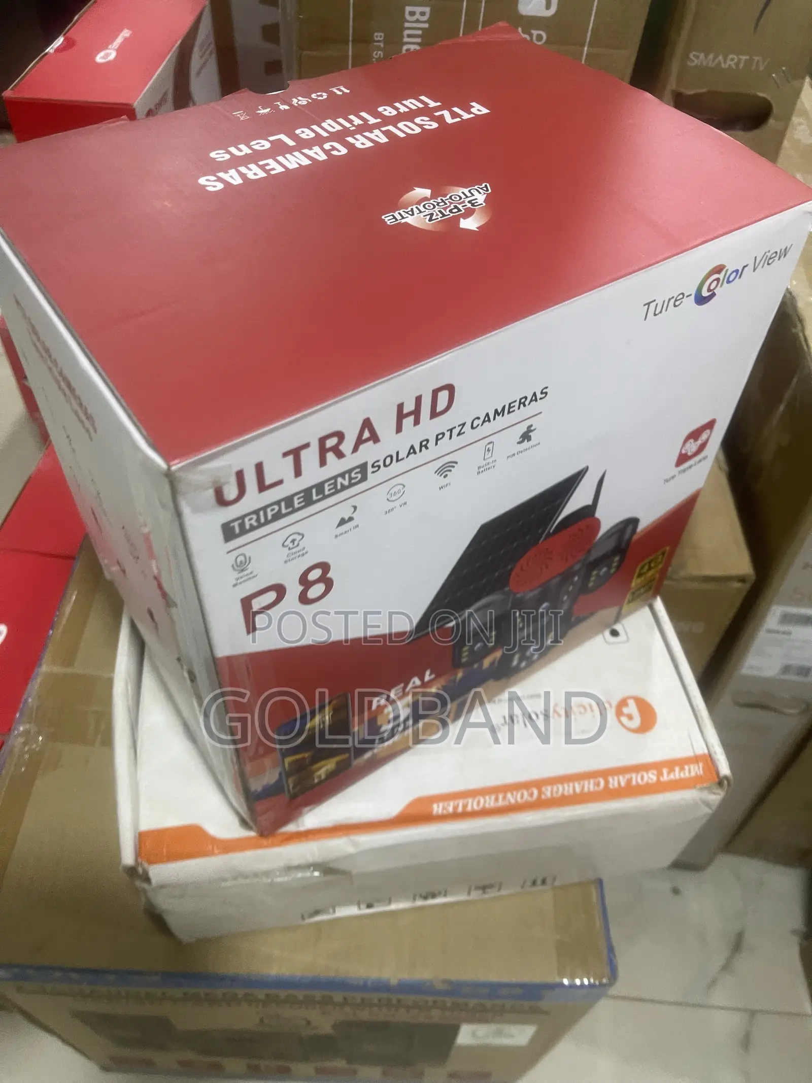 Triple Lens Solar Powered PTZ Camera