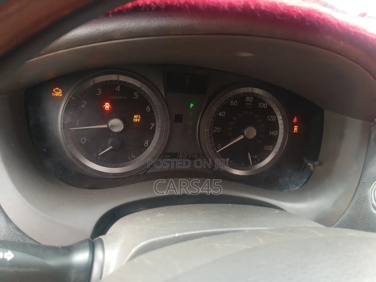 Lexus ES 2010 Red