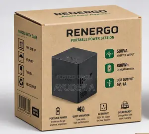 RenerGo 500W 800Wh Solar Generator With UPS Function