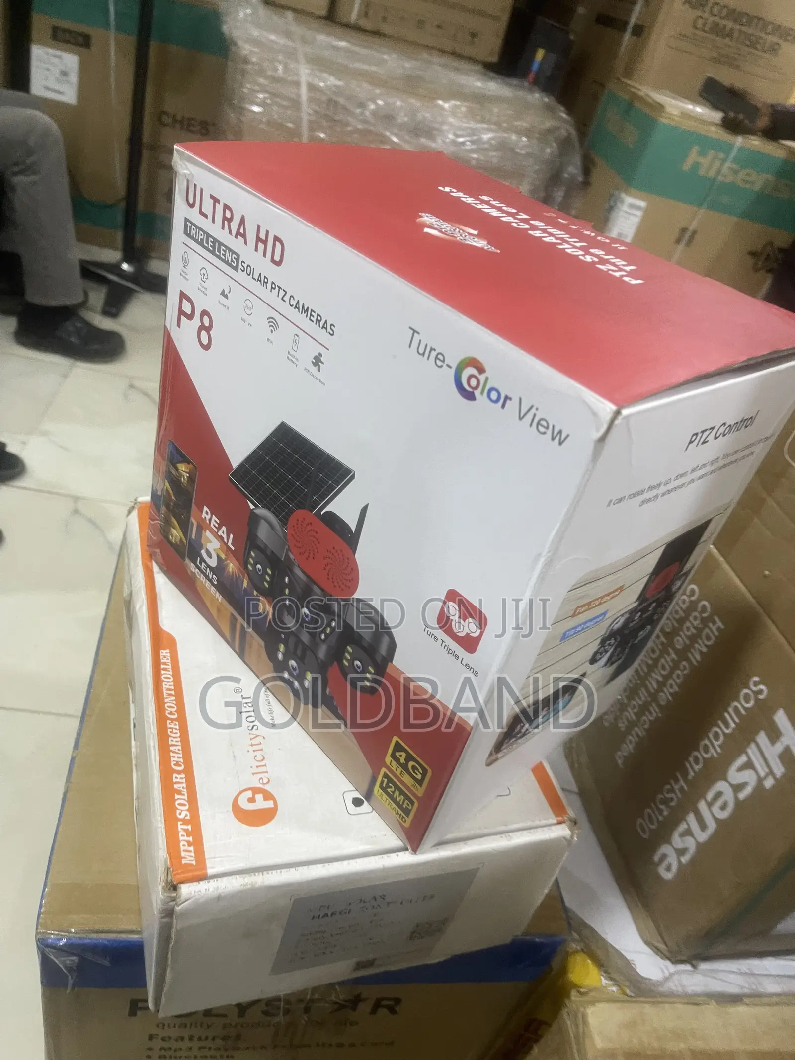 Ultra HD Solar 360° PTZ Security Camera