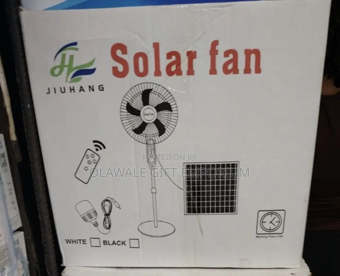 Solar Rechargeable Fan