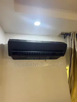 Black Air Conditioner