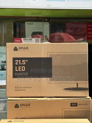 SMAAT SNM220HT 21.5 Inch Full HD LED Monitor - HDMI, VGA - Black