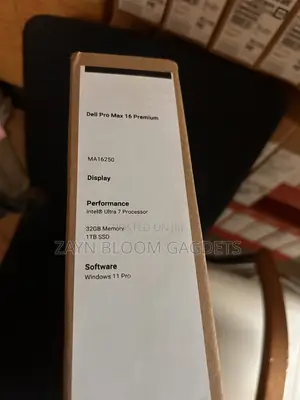 New Laptop Dell Pro Max 16 32GB Intel Core Ultra 7 SSD 1T