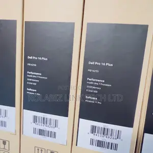New Laptop Dell Pro Plus 16 32GB Intel SSD 512GB