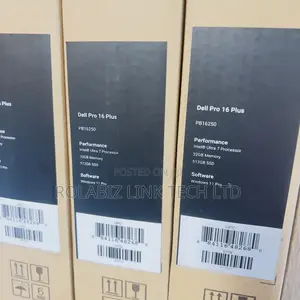 New Laptop Dell Pro Plus 16 32GB Intel SSD 512GB