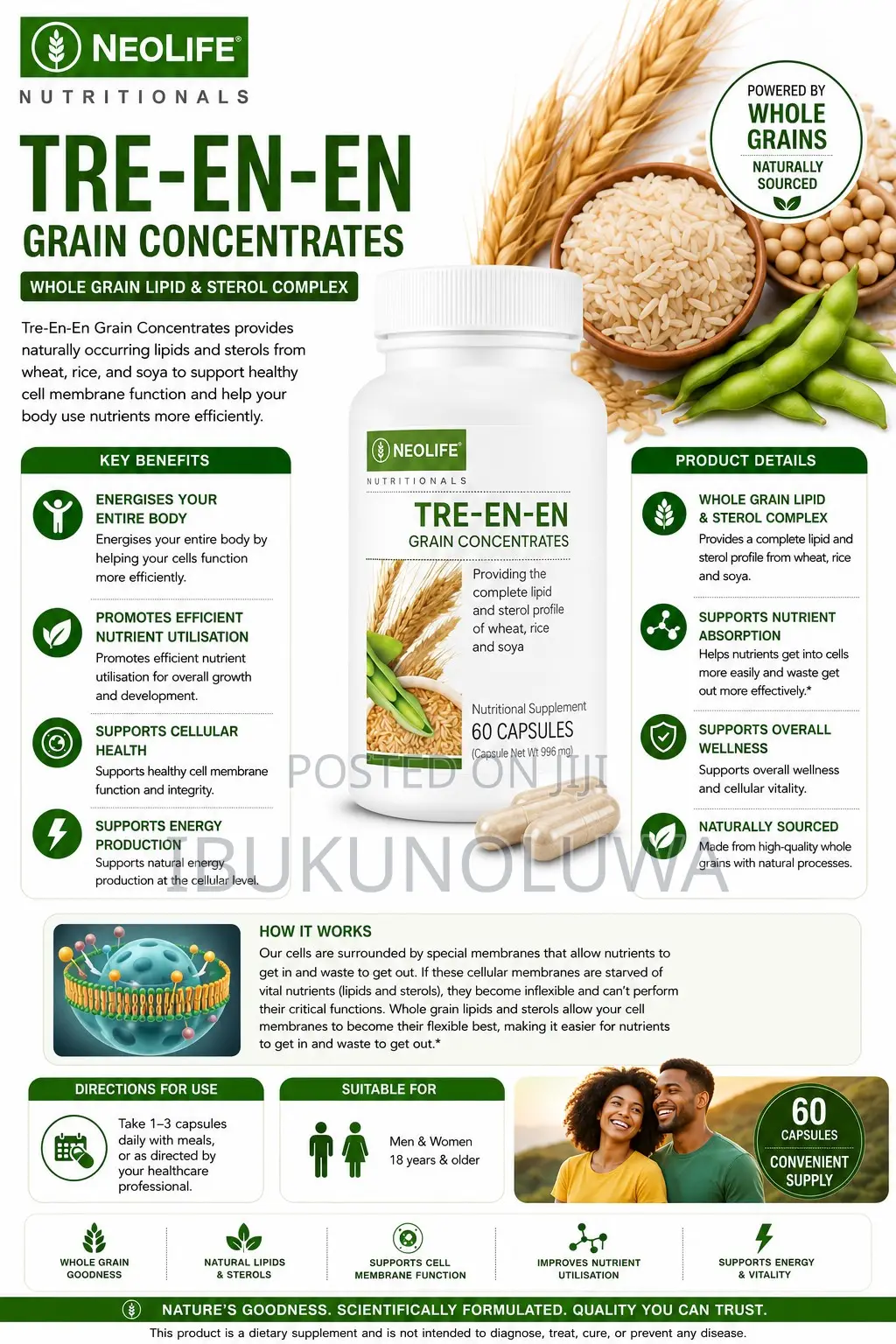 Tre en en Grain Concentrates - 60 Capsules