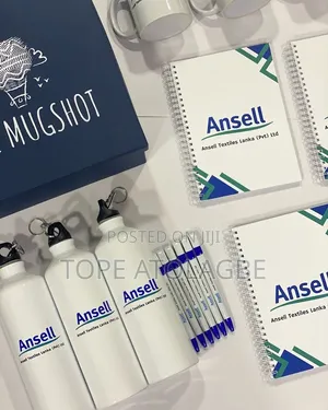 Jotter and Branded Bottles With Pen