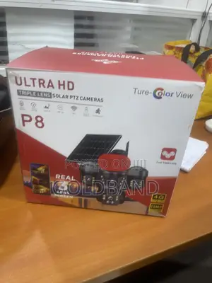 Solar PTZ Camera With Triple Lens View