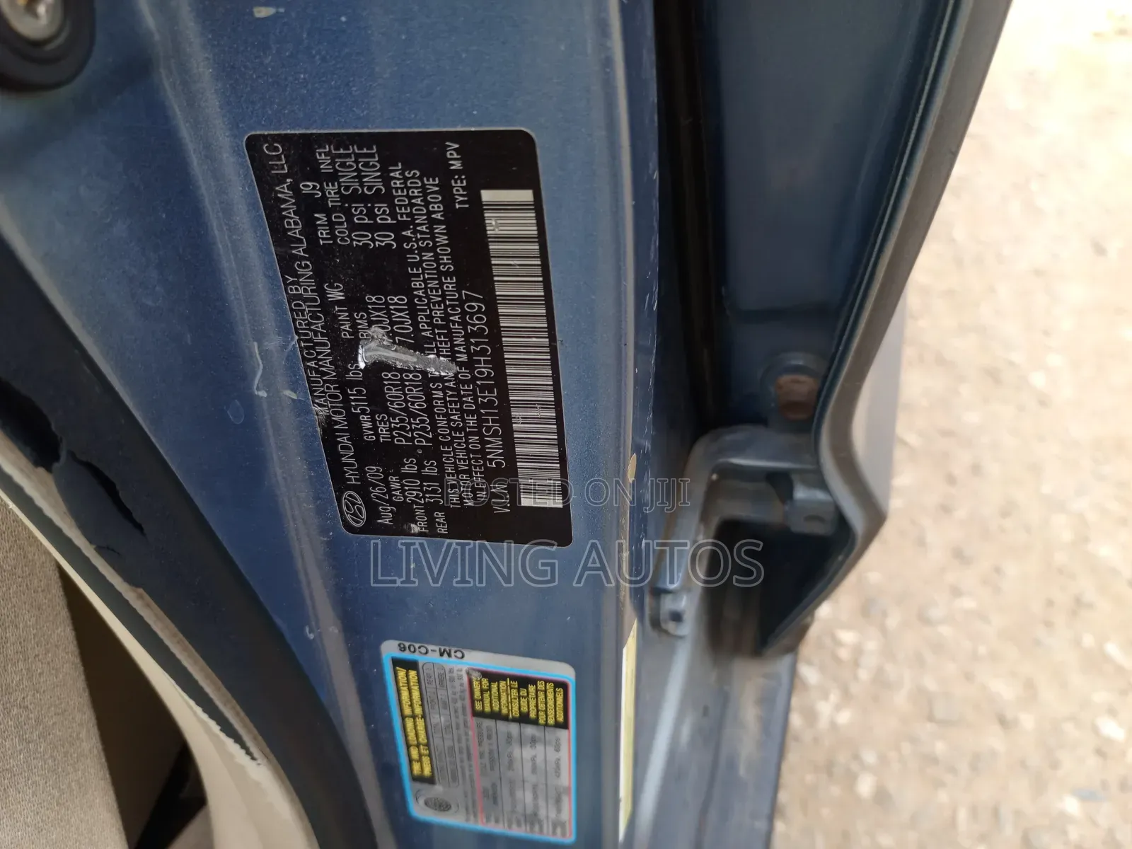 Hyundai Santa Fe 2009 Blue