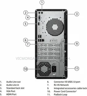 New Desktop Computer HP 290 G9 8GB Intel Core i5 SSD 512GB