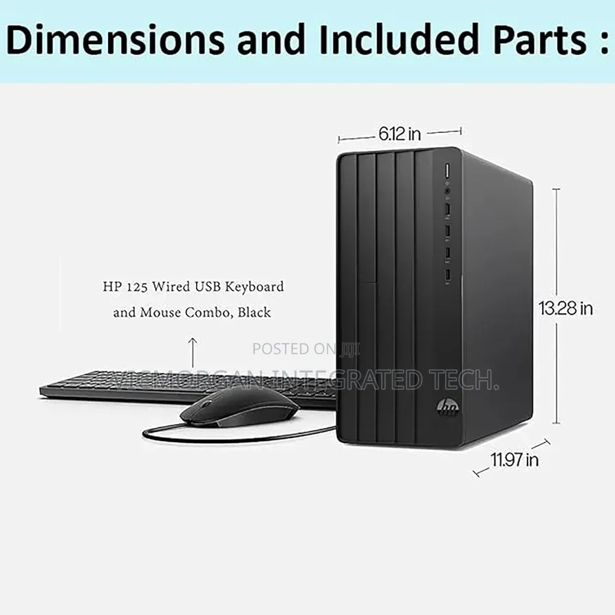 New Desktop Computer HP 290 G9 8GB Intel Core i5 SSD 512GB